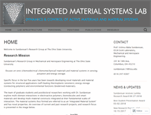 Tablet Screenshot of integratedsystemslab.org